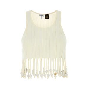 Loewe Paula's Ibiza Women Ivory Cotton Paula S Ibiza Top